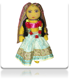 Medium Radha Doll