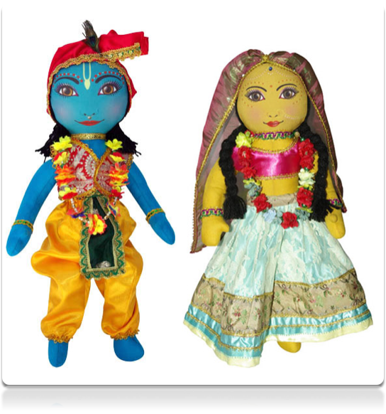 Medium Radha Krishna Doll Set